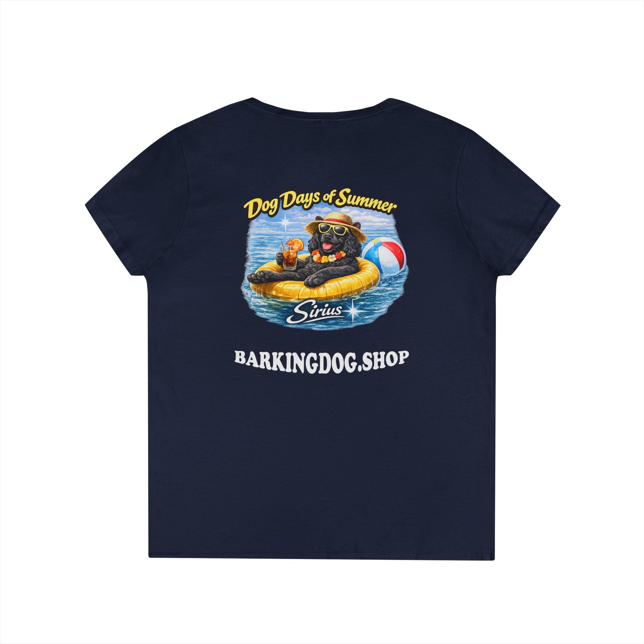 Cocker Spaniel Dog Inner Tube T-Shirt Wag On™ Dog Days of Summer