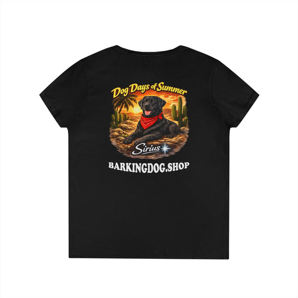 Black Labrador Dog Cactus T-Shirt Wag On™ Dog Days of Summer
