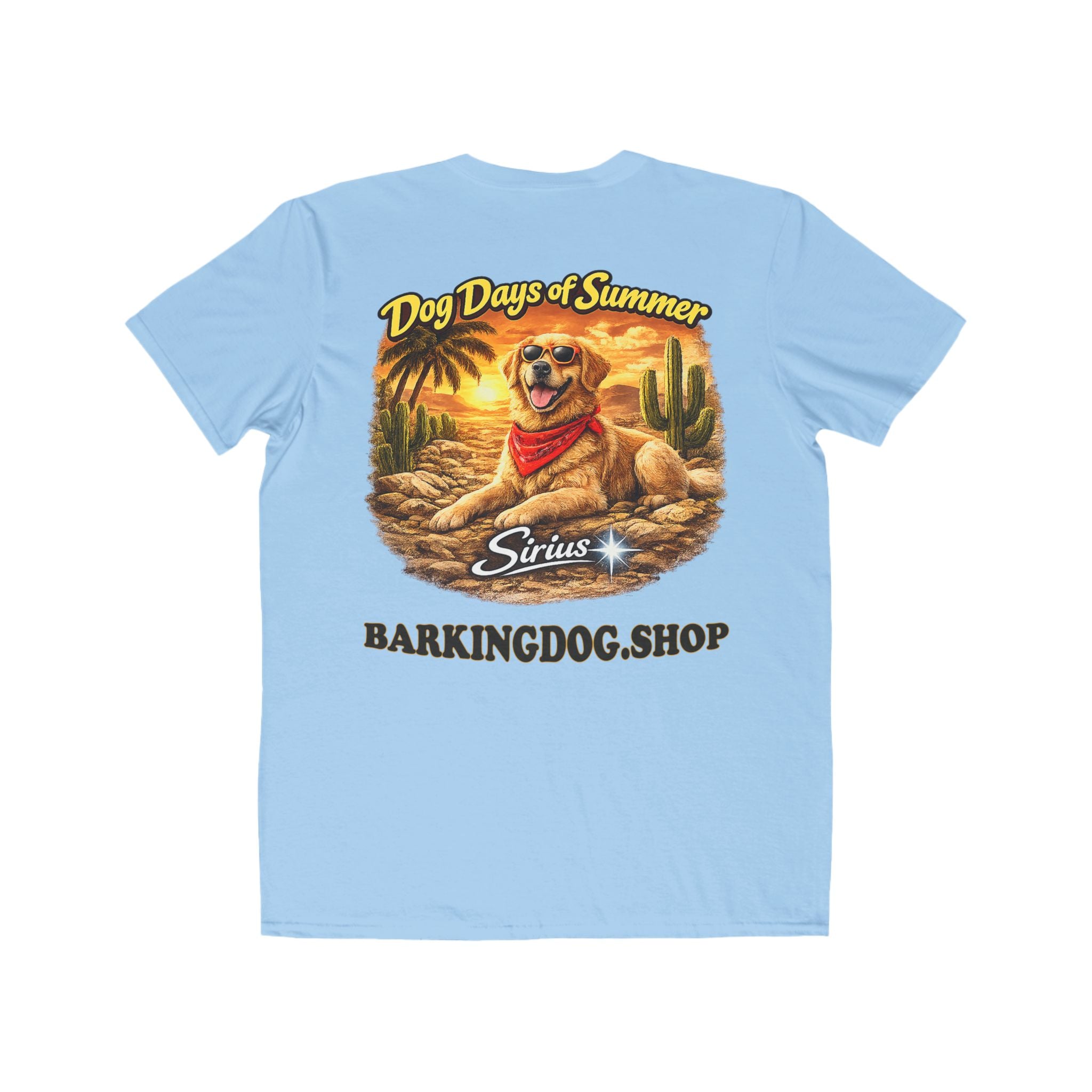 Golden Retriever Cactus T-Shirt Wag On™ Dog Days of Summer