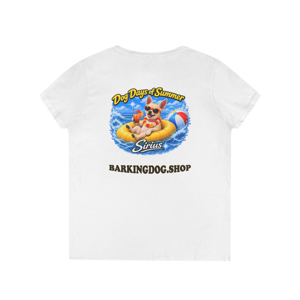 Chihuahua Inner Tube T Shirt Dog Days Of Summer Beach Dog Lover Graphic Tee Wag On BarkingDog Shop