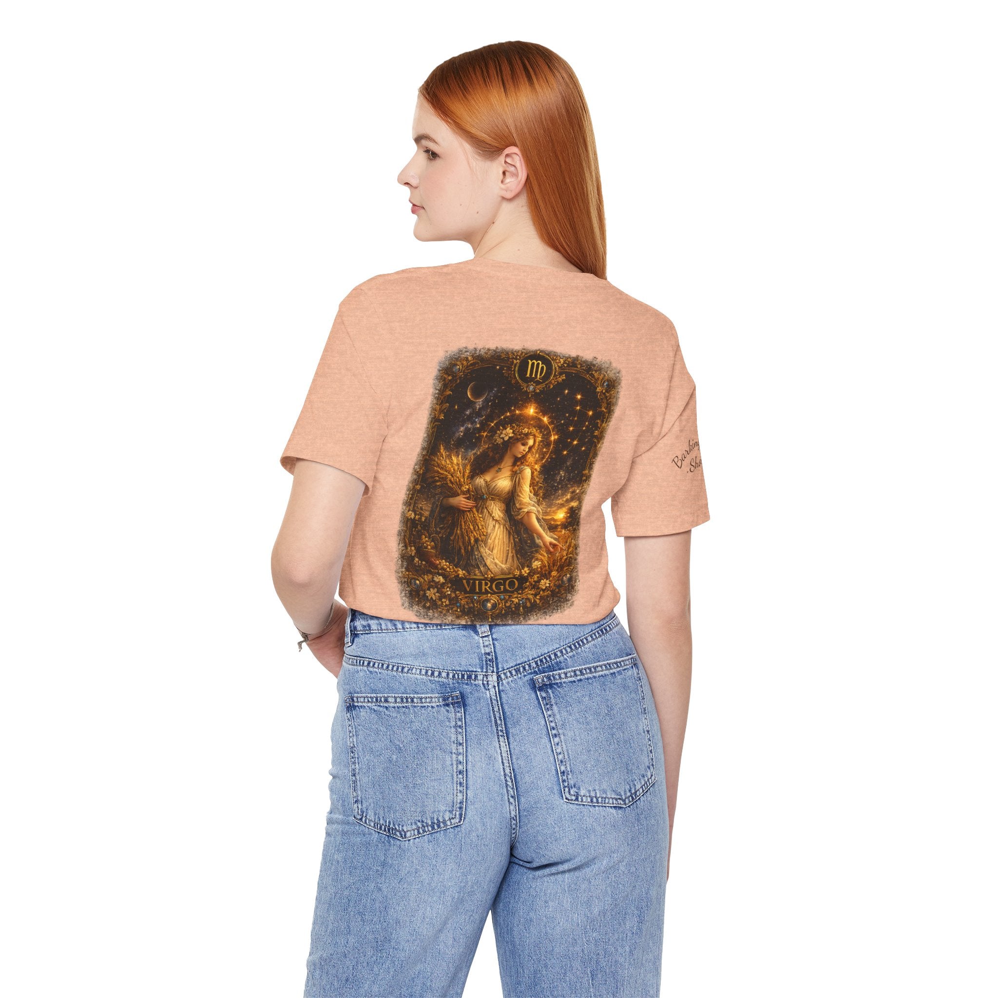 Virgo Zodiac Tee — Illustrated Virgo Goddess Astrology T-Shirt