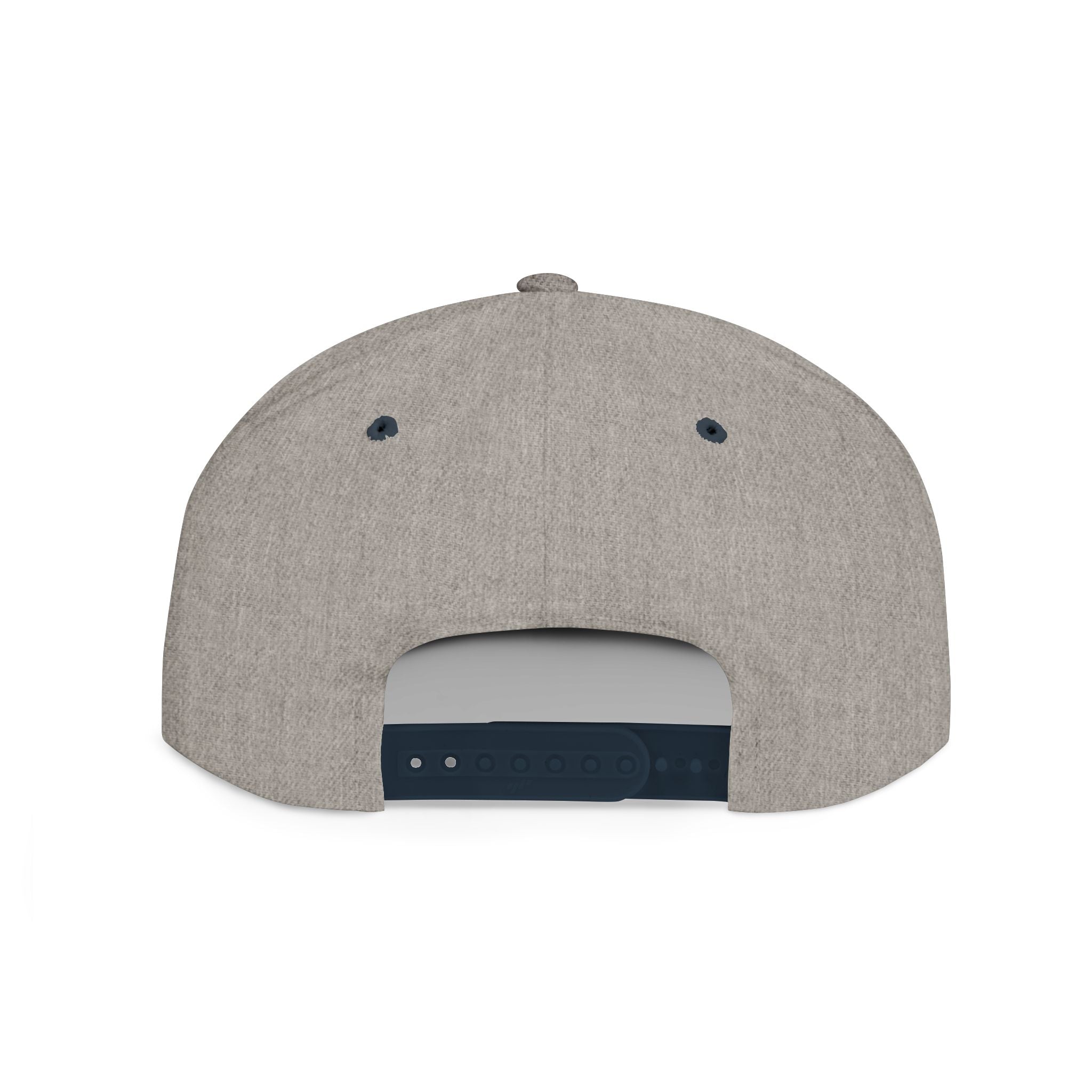 Wag On Snapback Hat — Embroidered Howling Dog Flat Bill Cap