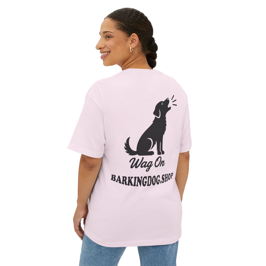 Boxy Tee Wag On Barking Dog Shop Logo