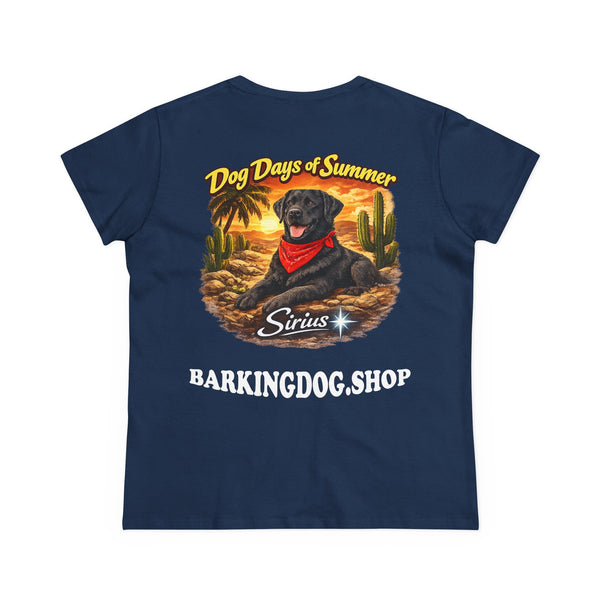 Black Labrador Dog Cactus T-Shirt Wag On™ Dog Days of Summer