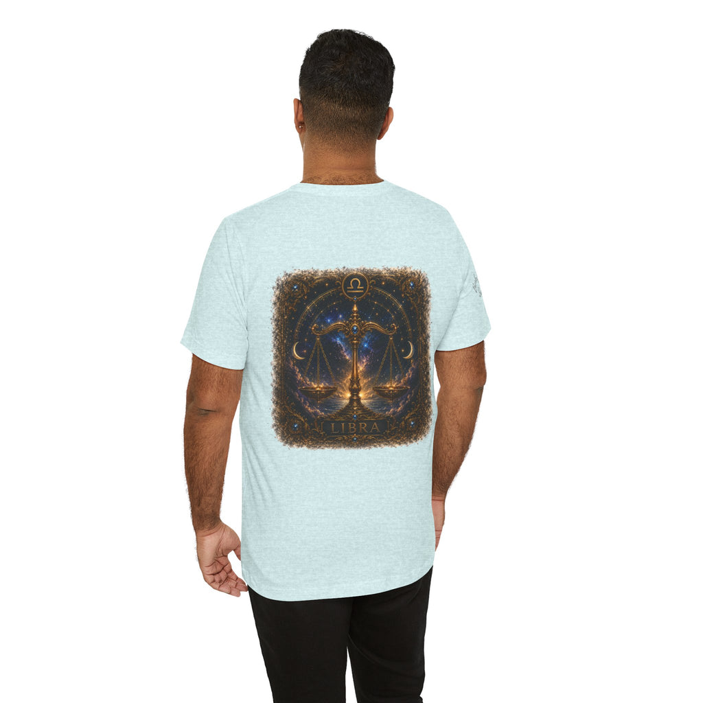 Libra Zodiac T-Shirt — Astrological Scales Graphic Tee