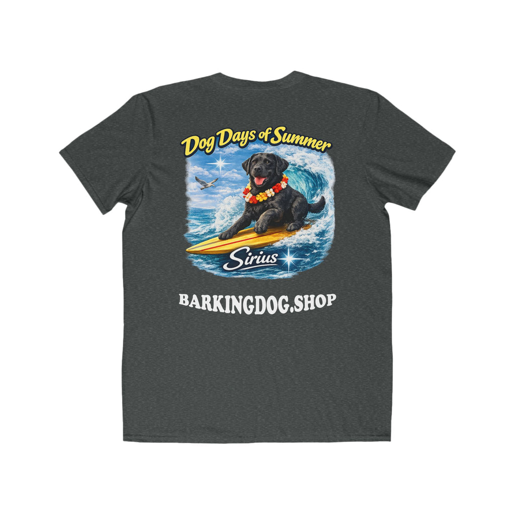 Black Labrador Surfboard T-Shirt Wag On™ Dog Days of Summer