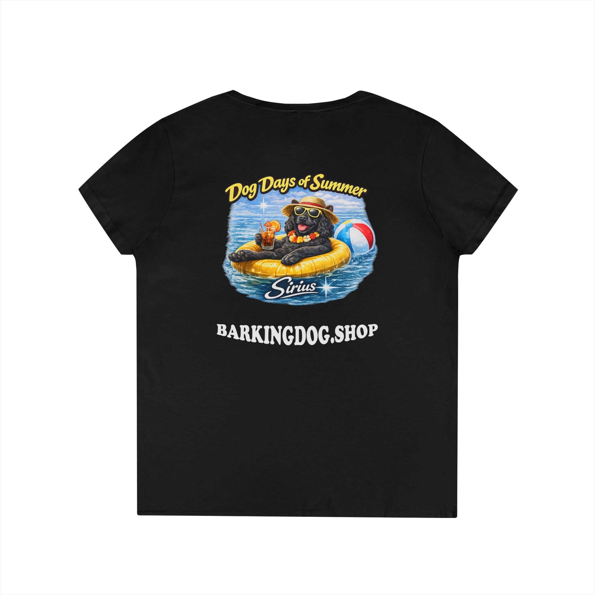 Cocker Spaniel Dog Inner Tube T-Shirt Wag On™ Dog Days of Summer