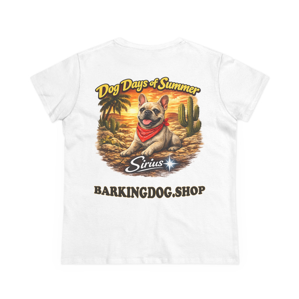 French Bull Dog Cactus T-Shirt Wag On™ Dog Days of Summer