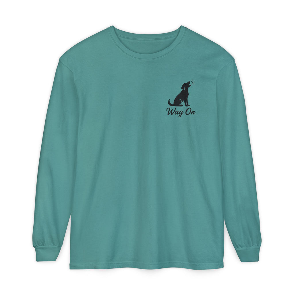 Freedom 250 Grand Prix Long Sleeve T-Shirt — "Wag On" Dog Rally Race Tee