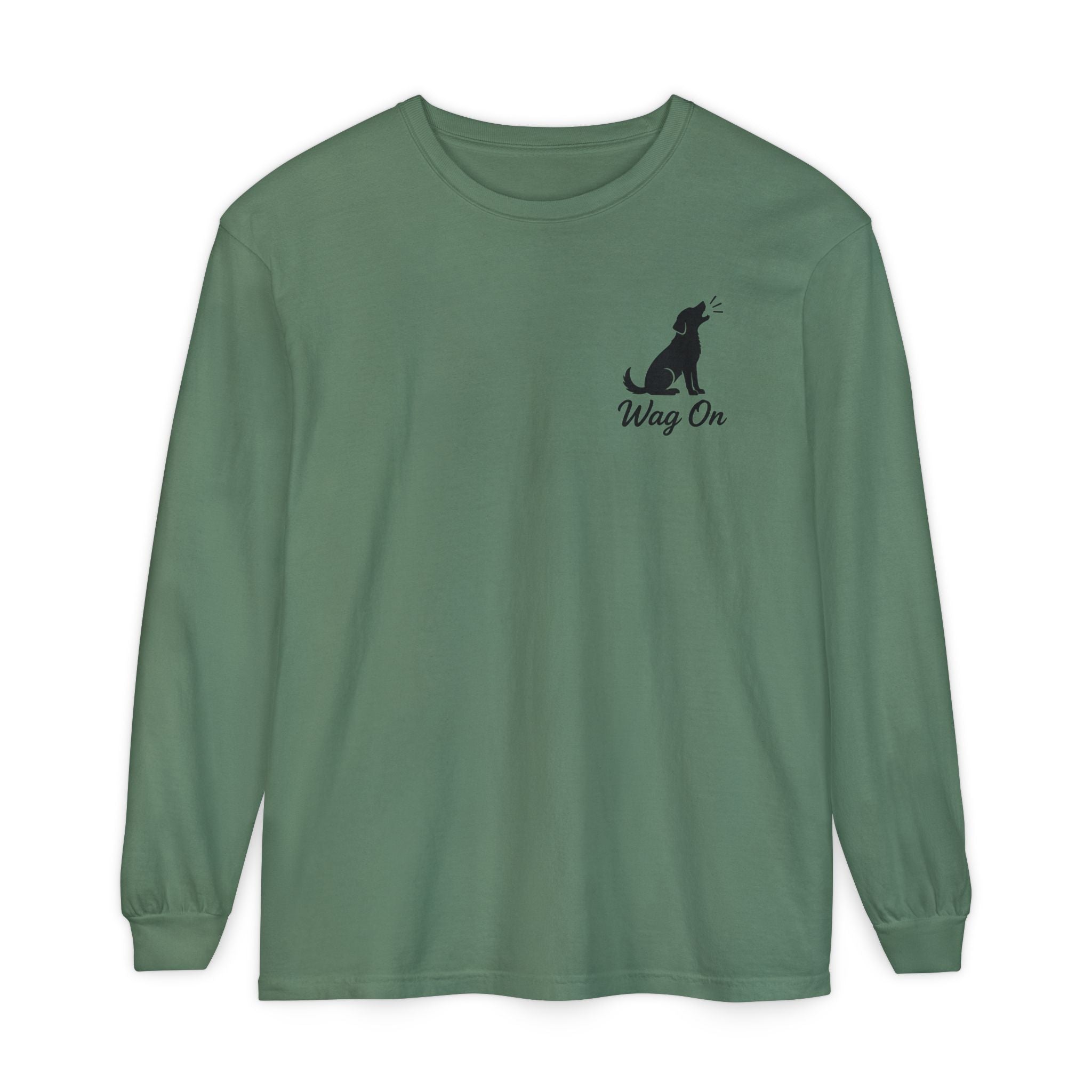 Freedom 250 Grand Prix Long Sleeve T-Shirt — "Wag On" Dog Rally Race Tee