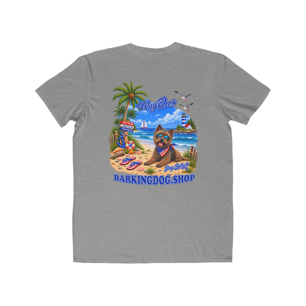 Cairn Terrier Stay Salty T Shirt Beach Collection Salty Pup Beach Life Graphic Tee Wag On BarkingDog Shop
