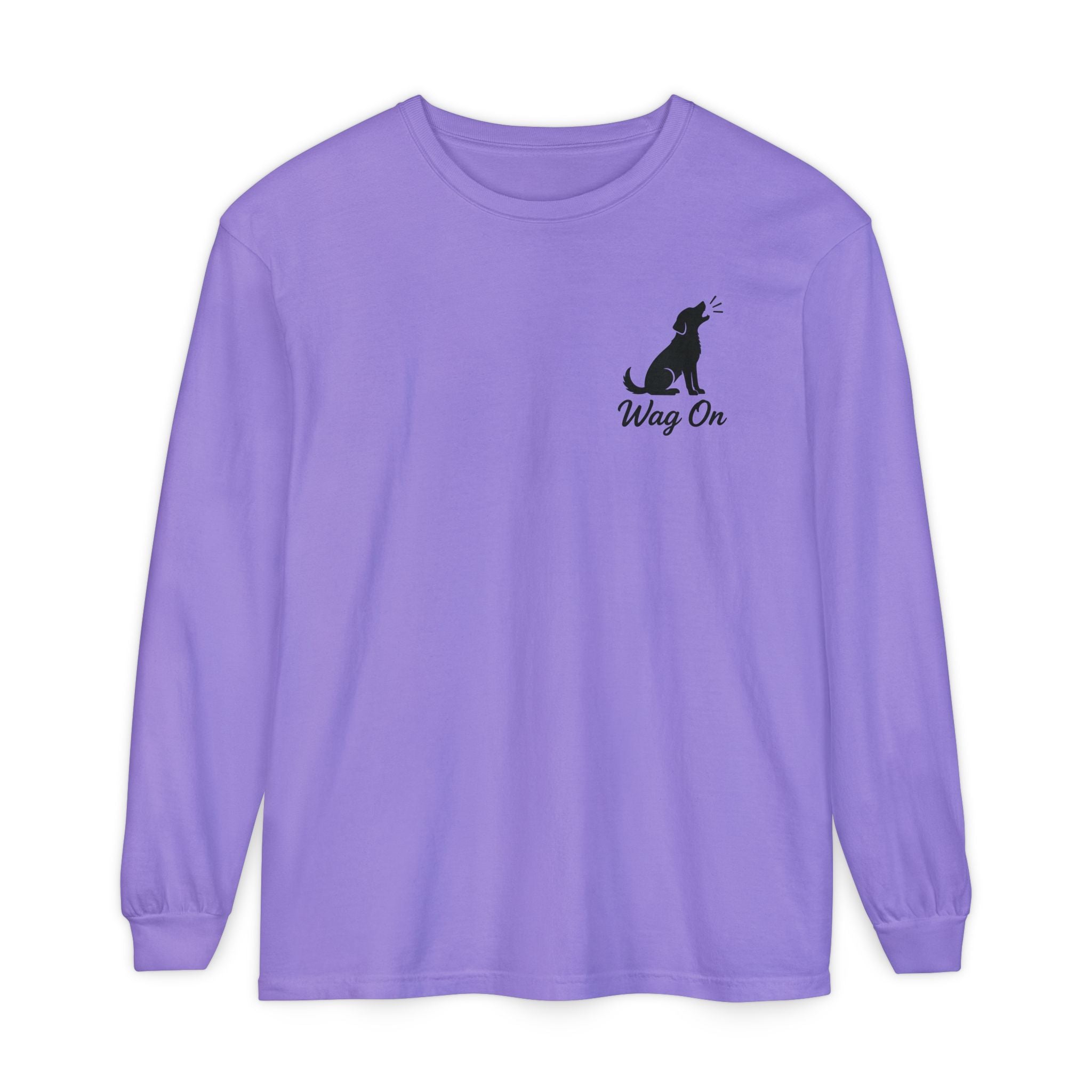 Freedom 250 Grand Prix Long Sleeve T-Shirt — "Wag On" Dog Rally Race Tee