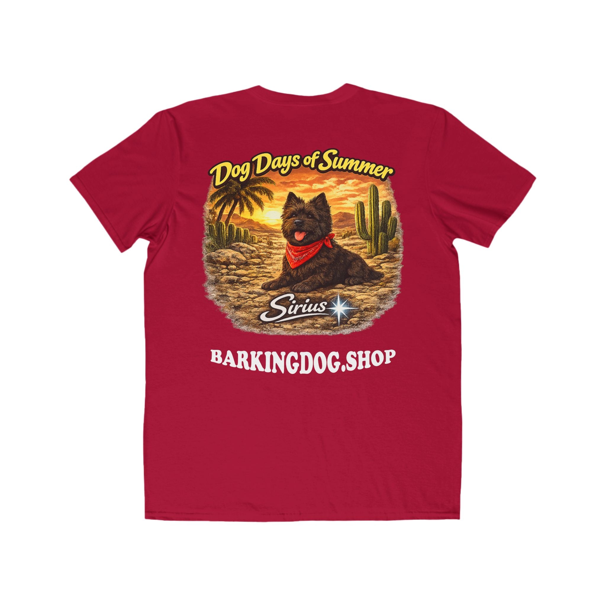 Cairn Terrier Cactus T-Shirt Wag On™ Dog Days of Summer