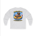 German Shorthaired Pointer Dog Days of Summer Inner Tube Long Sleeve T Shirt Beach Collection Floating Dog Graphic Tee Wag On BarkingDog Shop