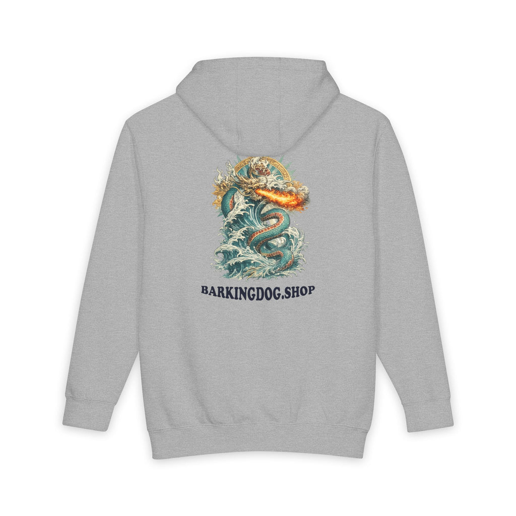 Water Dragon Chinese Zodiac Hoodie Mythical Dragon Graphic Heavyweight Sweatshirt Wag On BarkingDog Shop