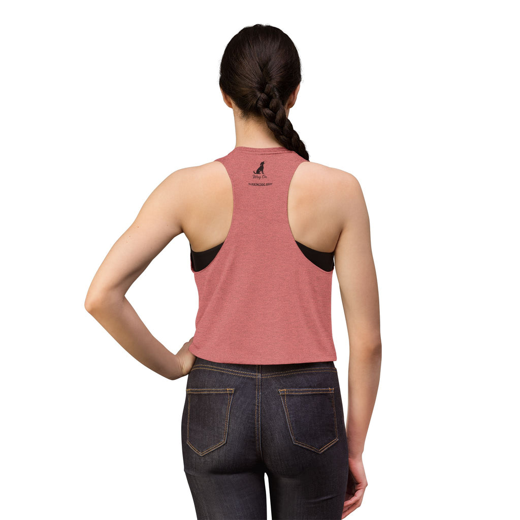 Waterhorse Beach Crop Top — Wave Unicorn Graphic Women's Summer Tank