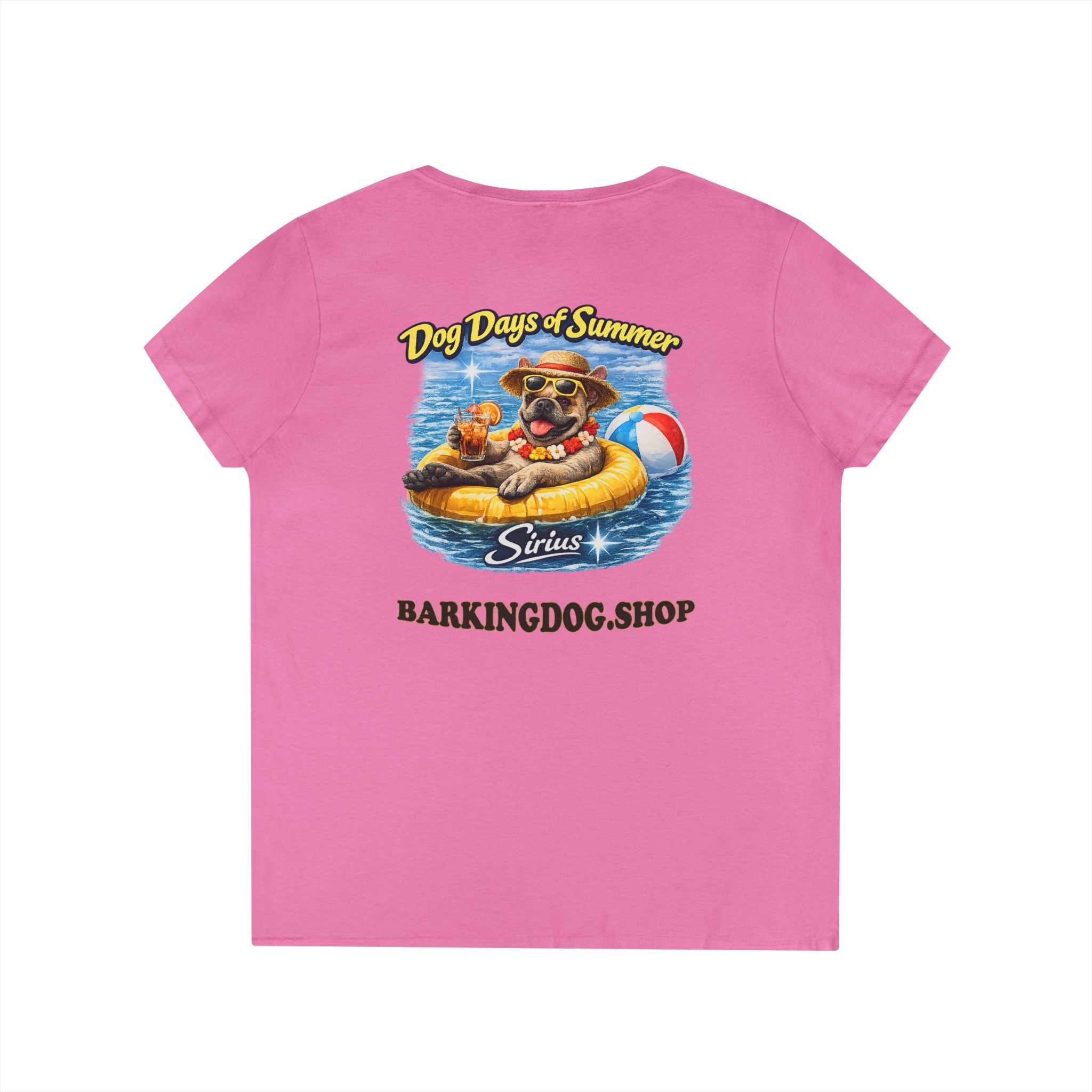French Bull Dog Inner Tube T-Shirt Wag On™ Dog Days of Summer