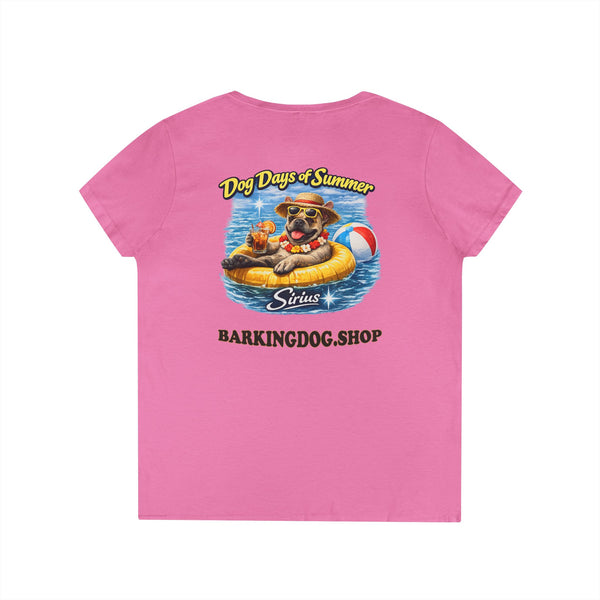 French Bull Dog Inner Tube T-Shirt Wag On™ Dog Days of Summer