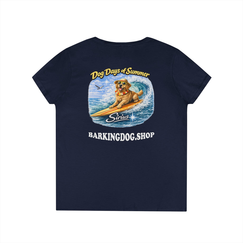 Golden Retriever Dog Surfboard T-Shirt Wag On™ Dog Days of Summer