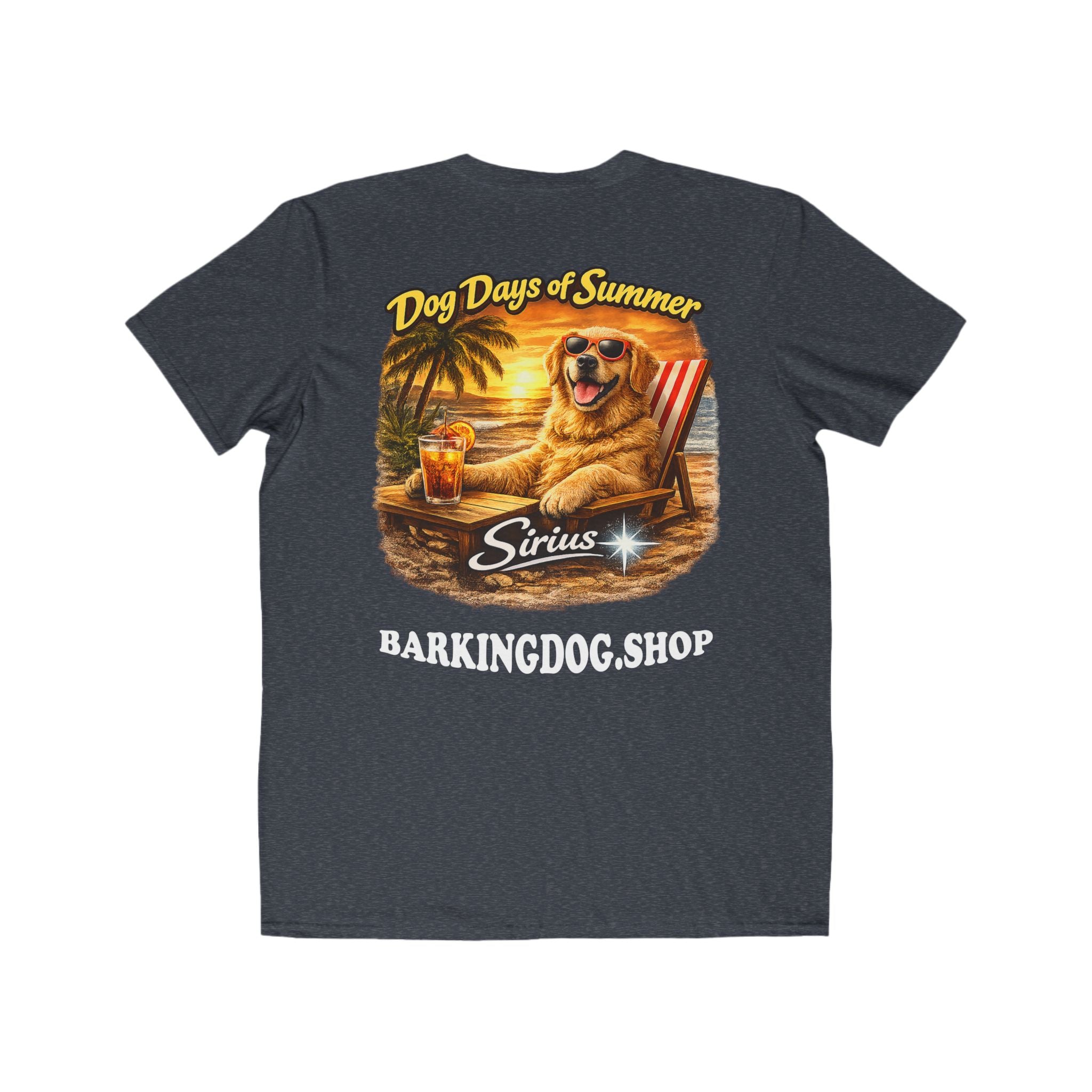 Golden Retriever Beach Chair T-Shirt Wag On™ Dog Days of Summer