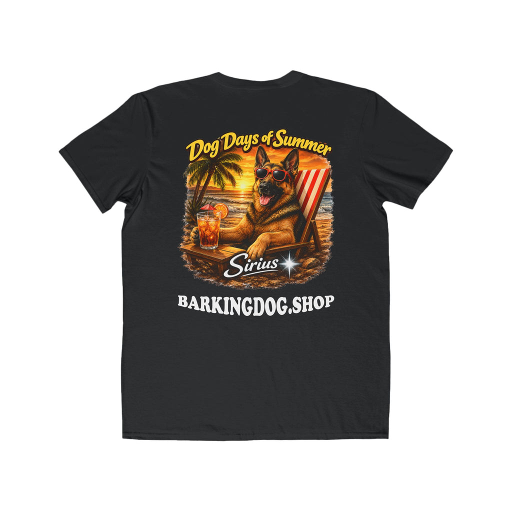 German Shepherd Beach Chair T-Shirt Wag On™ Dog Days of Summer