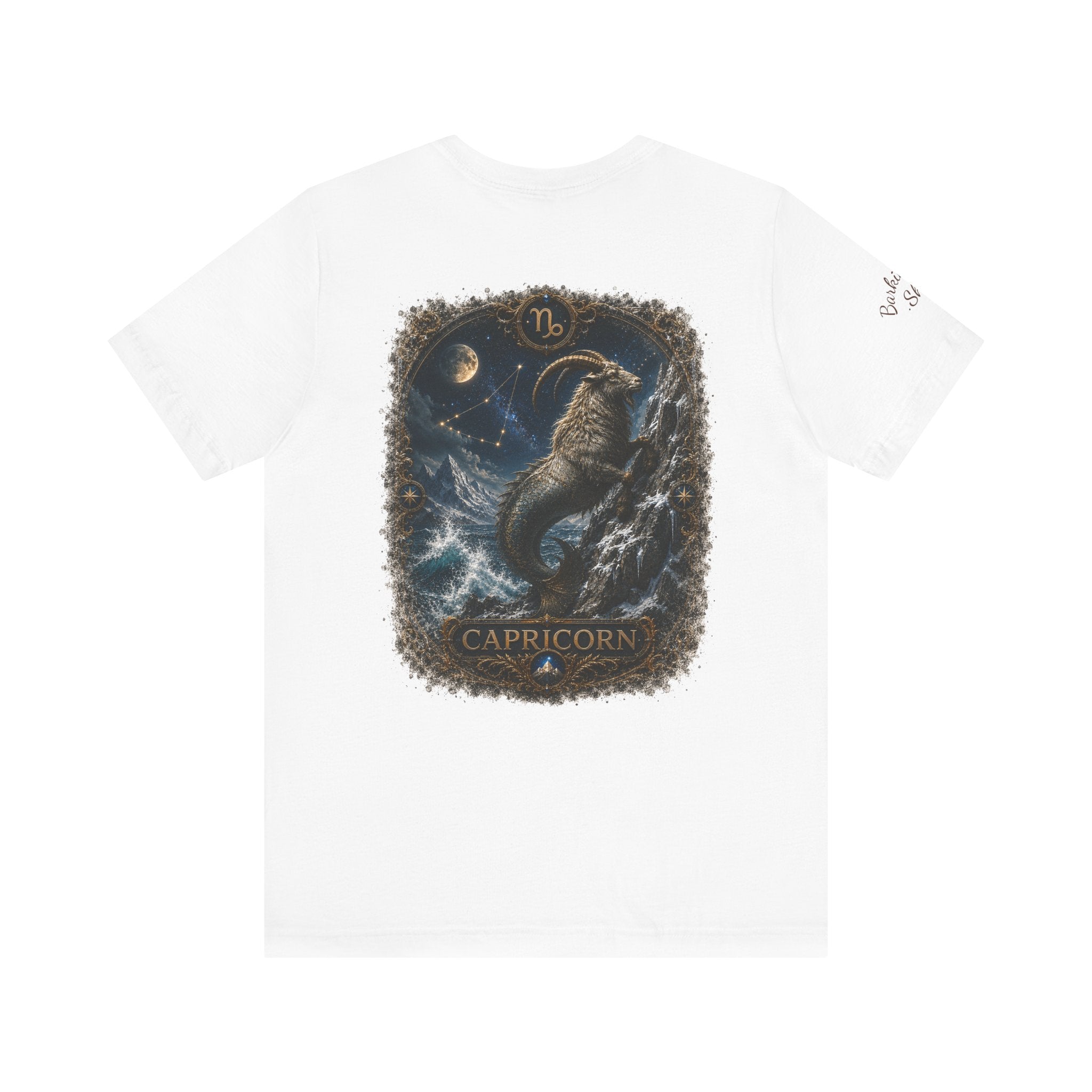 Capricorn Zodiac T-Shirt — Mythic Sea Goat Astrology Tee