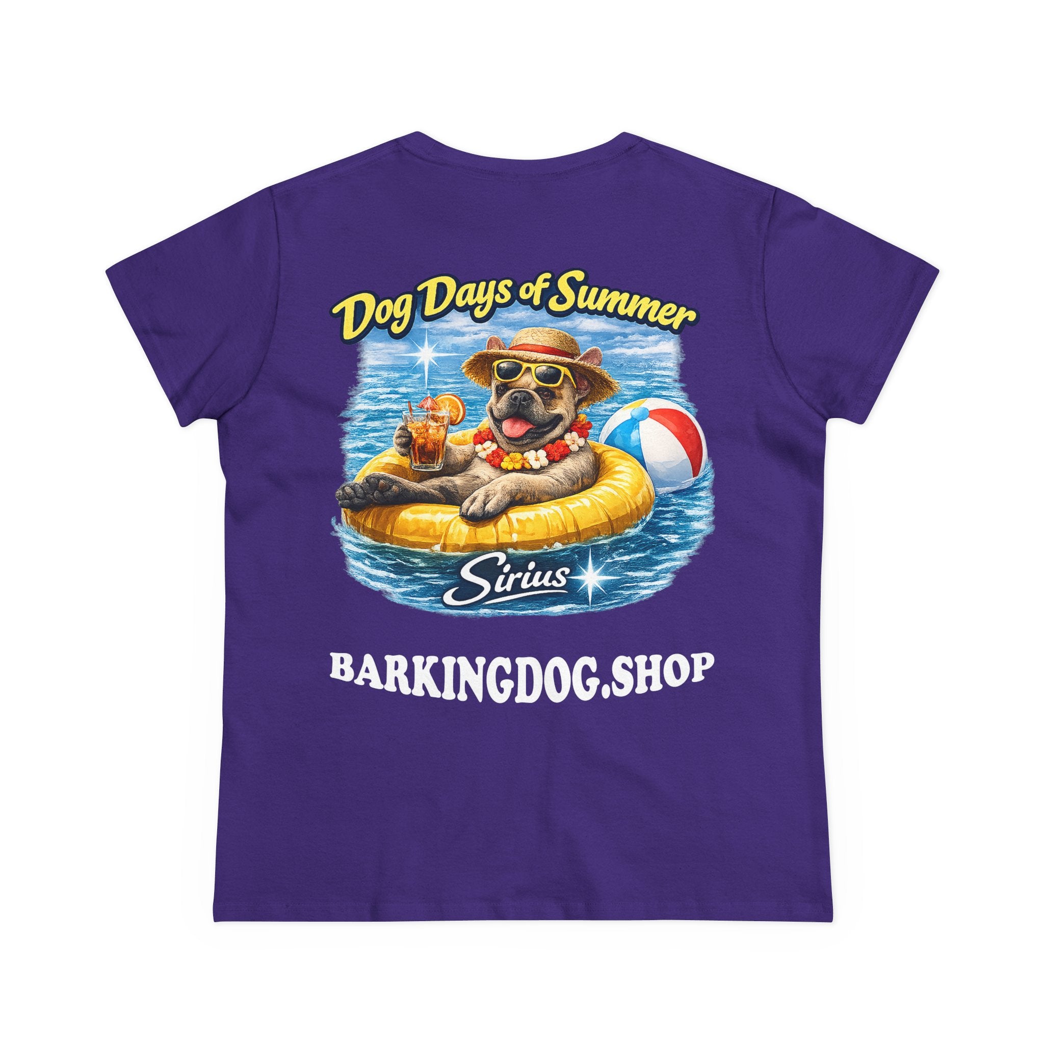 French Bull Dog Inner Tube T-Shirt Wag On™ Dog Days of Summer