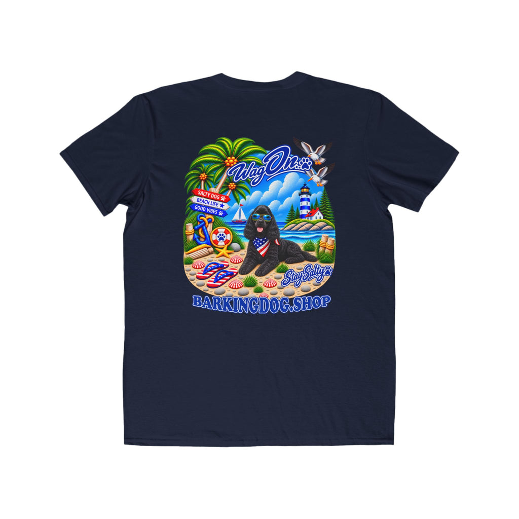 Cocker Spaniel Stay Salty T Shirt Beach Collection Salty Pup Beach Life Graphic Tee Wag On BarkingDog Shop