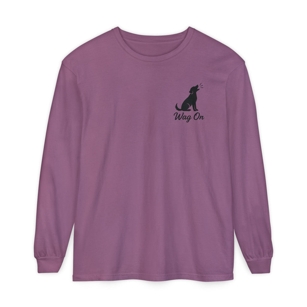 Freedom 250 Grand Prix Long Sleeve T-Shirt — "Wag On" Dog Rally Race Tee