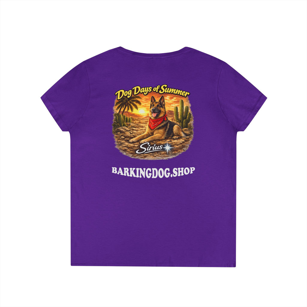 German Shepherd Dog Cactus T-Shirt Wag On™ Dog Days of Summer