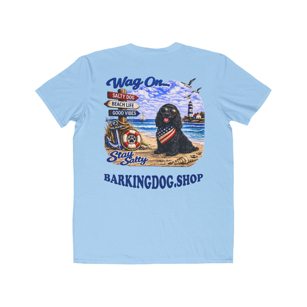 Cocker Spaniel Dog Beach T Shirt Wag On™ Stay Salty