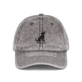 Embroidered Vintage Dog Cap - 'Wag On' Washed Baseball Hat