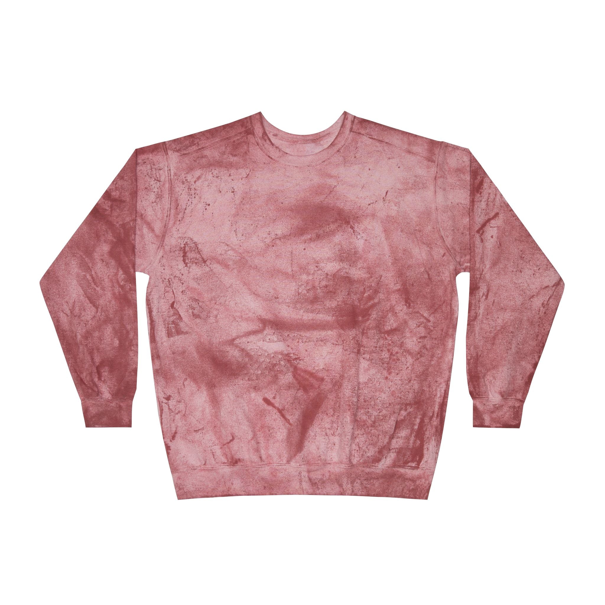 Future City Yellow Tie-Dye Crewneck Sweatshirt
