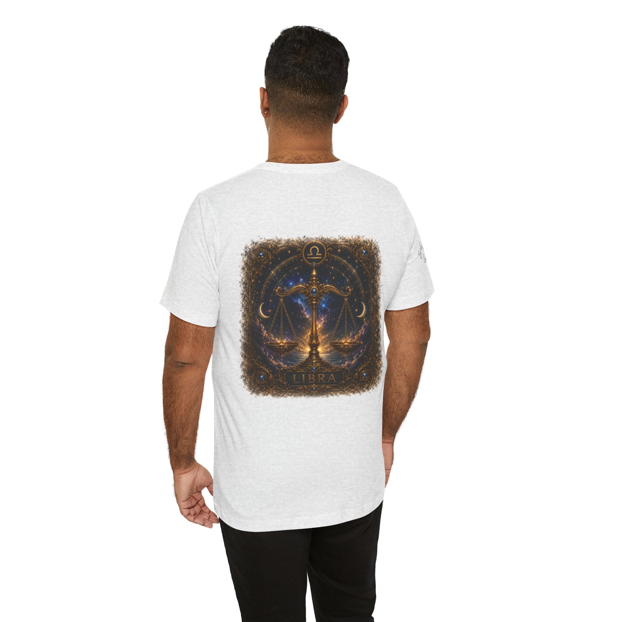 Libra Zodiac T-Shirt — Astrological Scales Graphic Tee