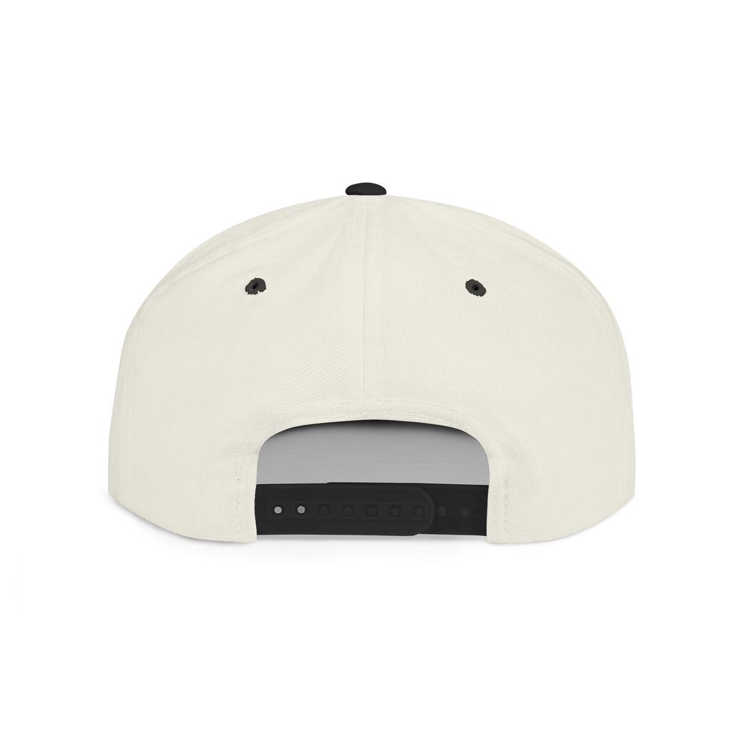Wag On Snapback Hat — Embroidered Howling Dog Flat Bill Cap