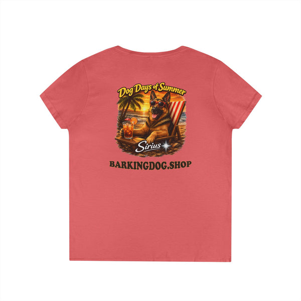 German Shepherd Dog Beach Chair T-Shirt Wag On™ Dog Days of Summer