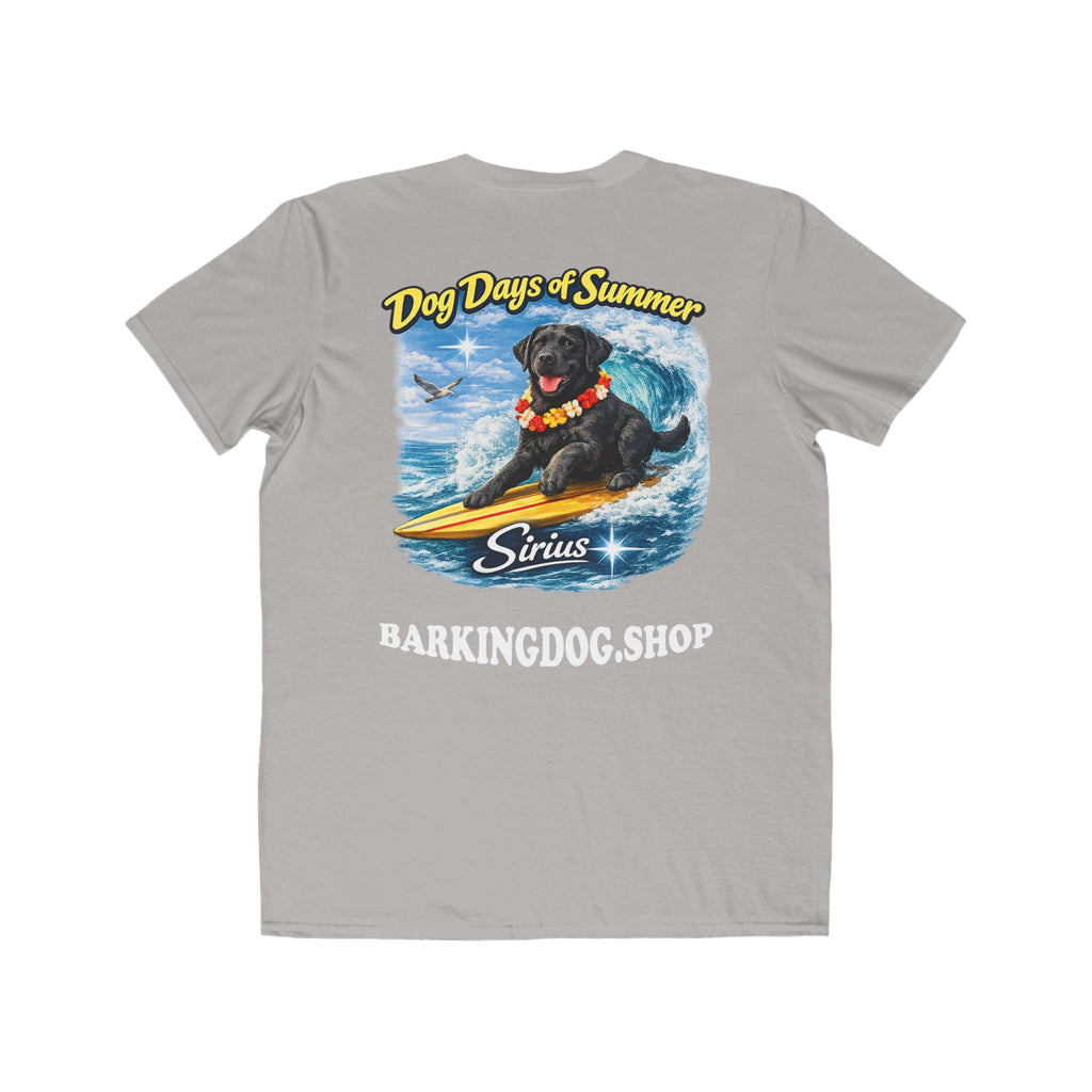 Black Labrador Surfboard T-Shirt Wag On™ Dog Days of Summer