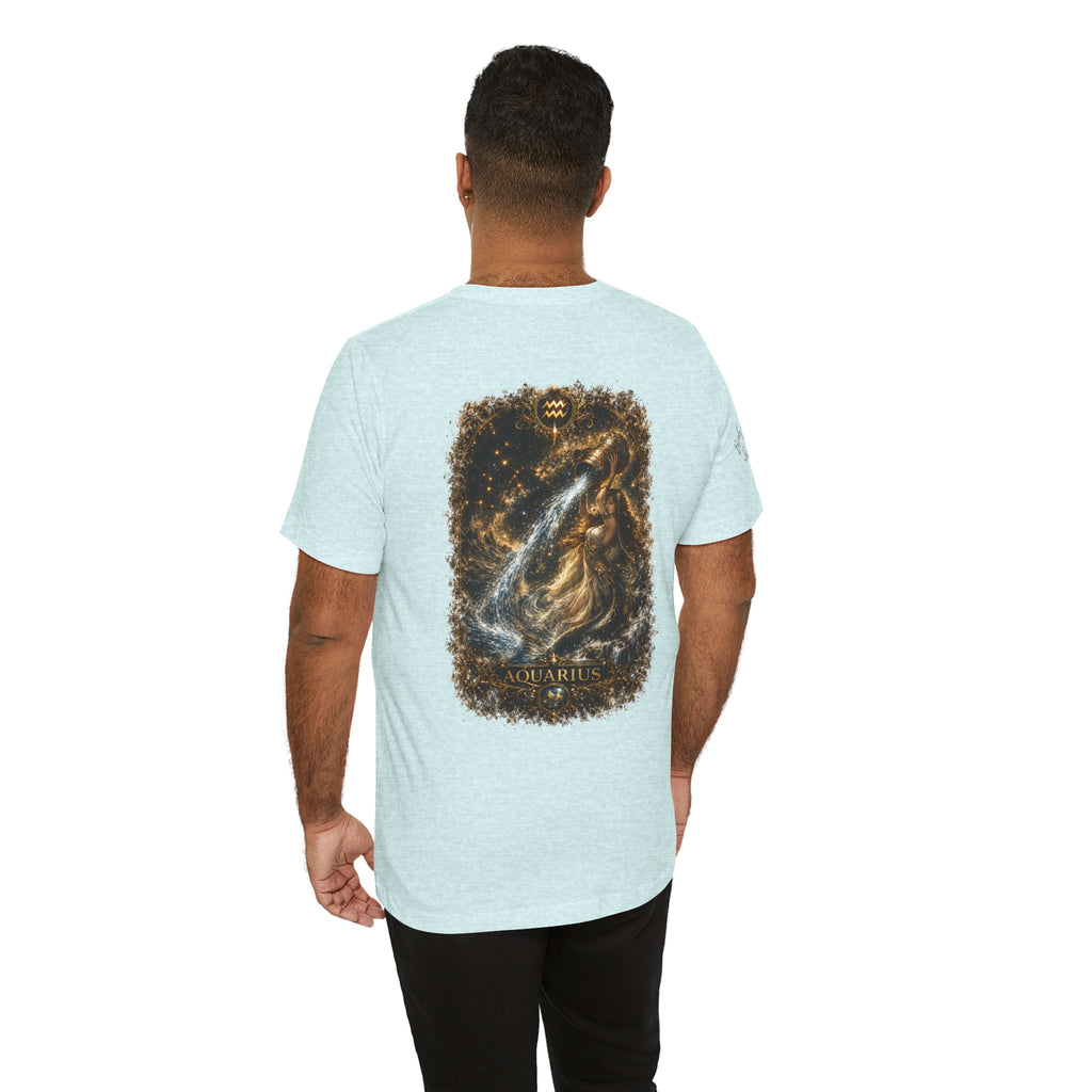 Aquarius Zodiac Tee — Constellation Water Bearer Graphic T-Shirt
