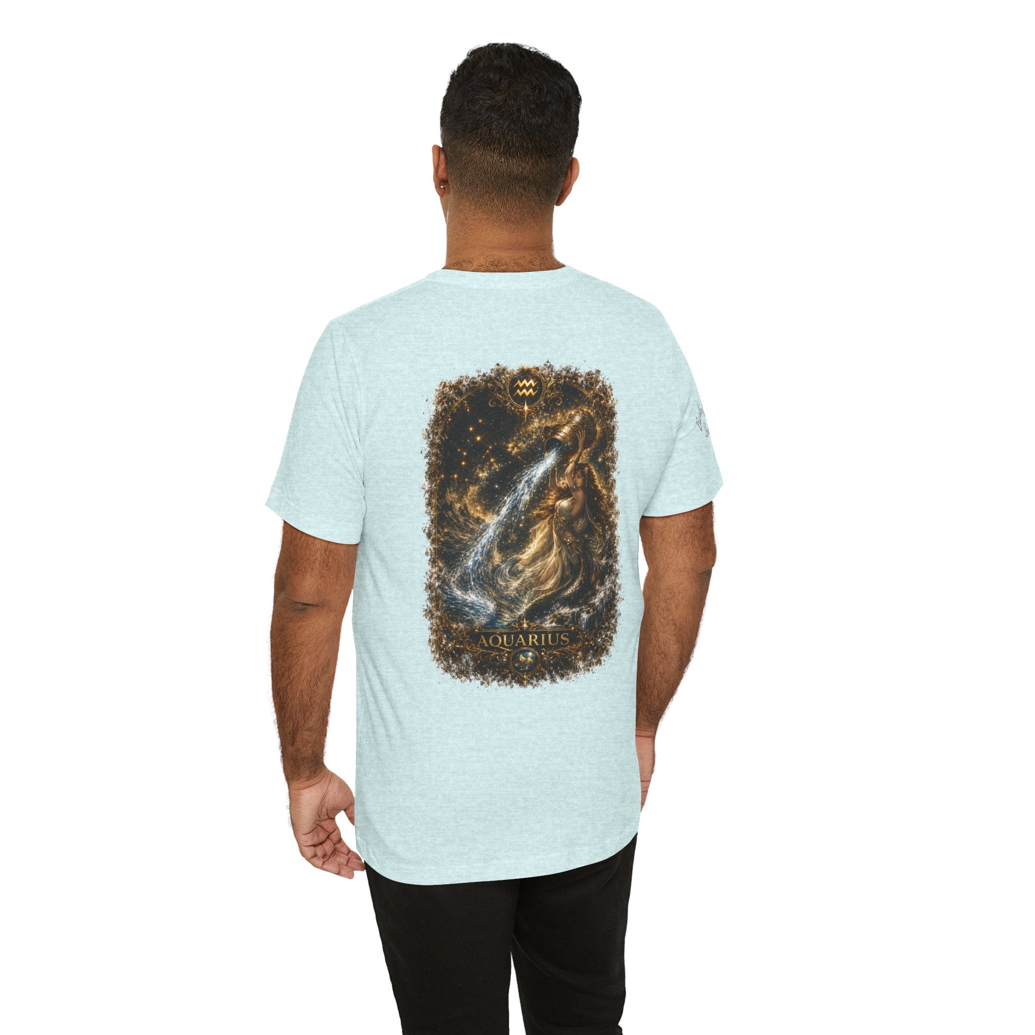 Aquarius Zodiac Tee — Constellation Water Bearer Graphic T-Shirt