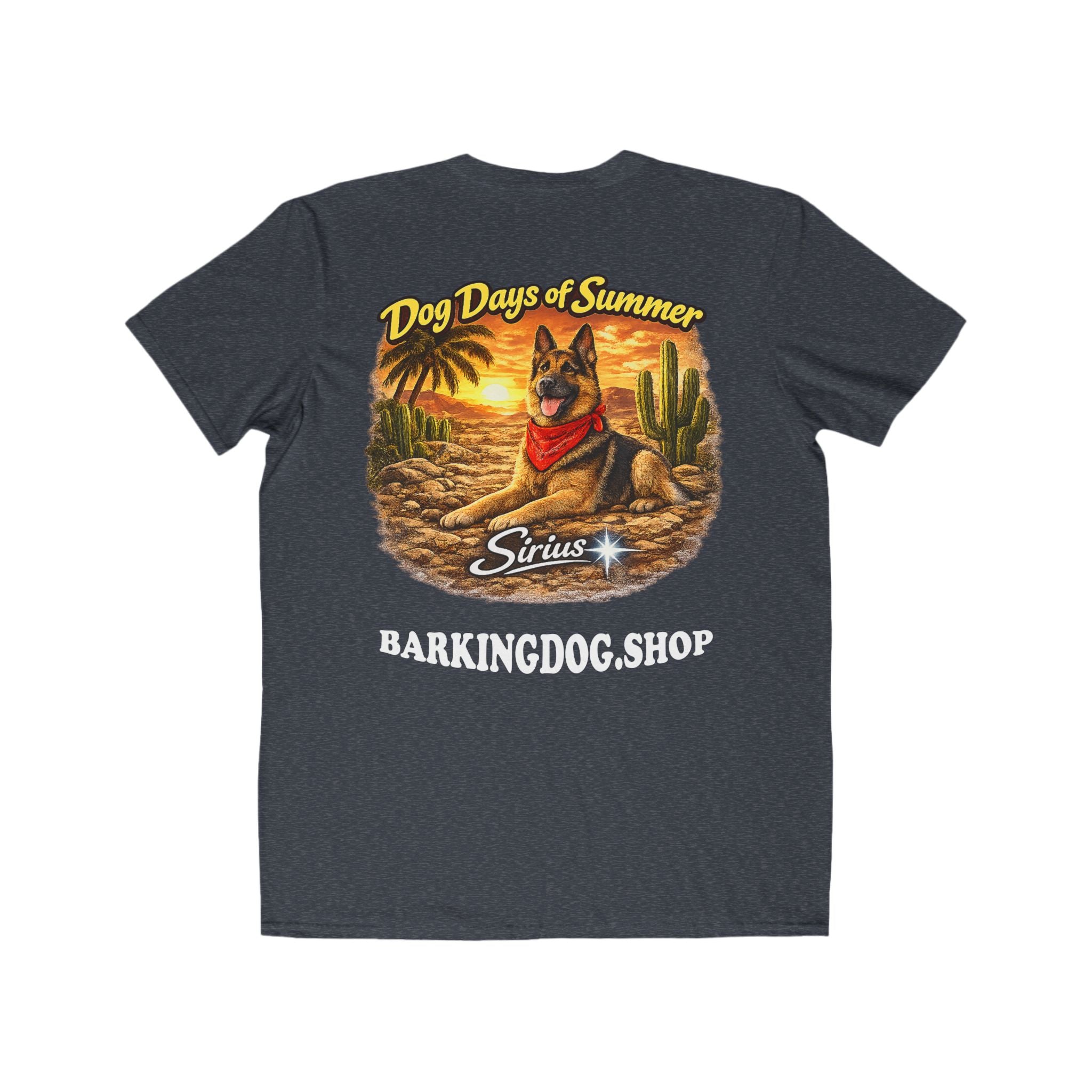 German Shepherd Cactus T-Shirt Wag On™ Dog Days of Summer