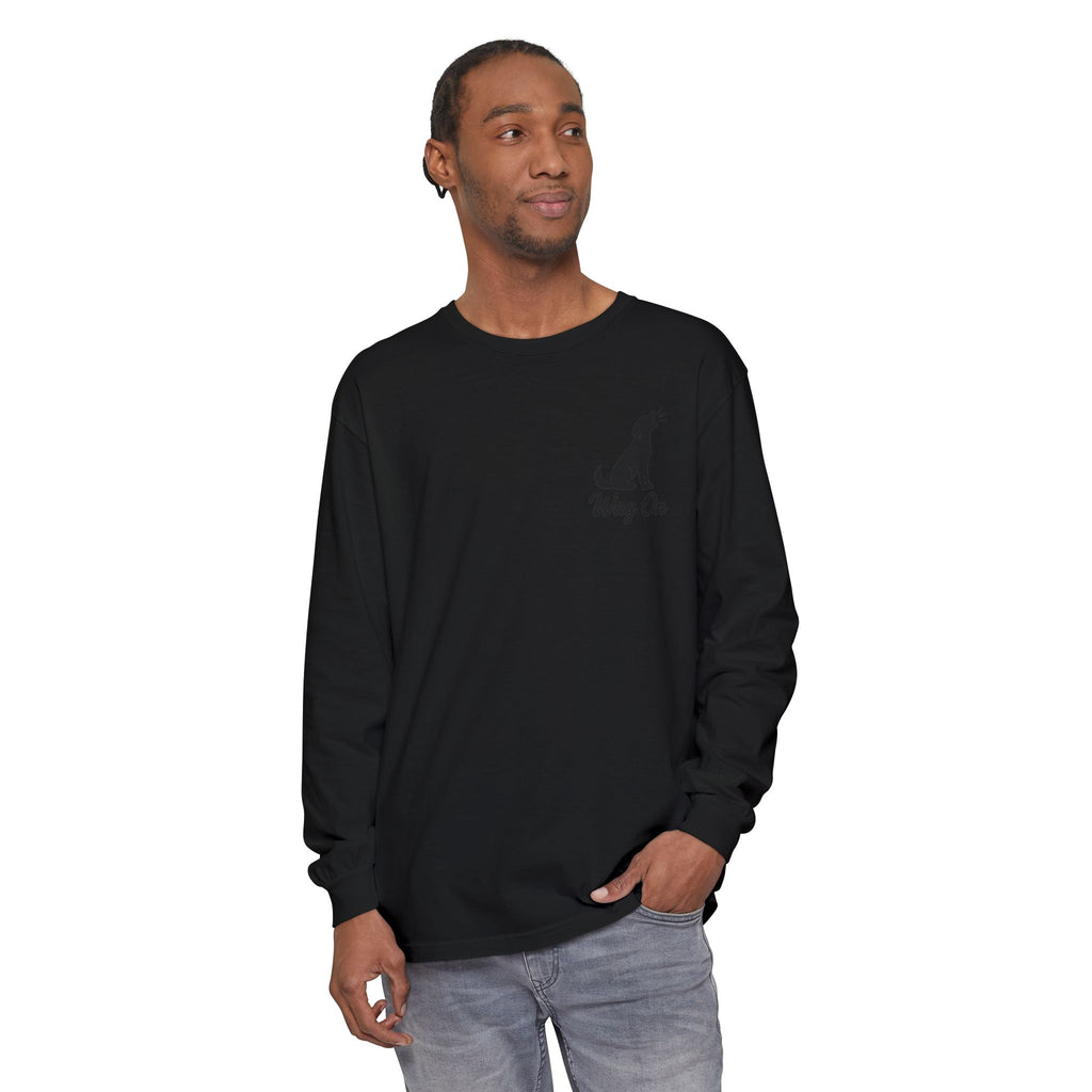 Freedom 250 Grand Prix Long Sleeve T-Shirt — "Wag On" Dog Rally Race Tee