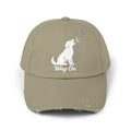 Wag On Dog Distressed Cap DTF
