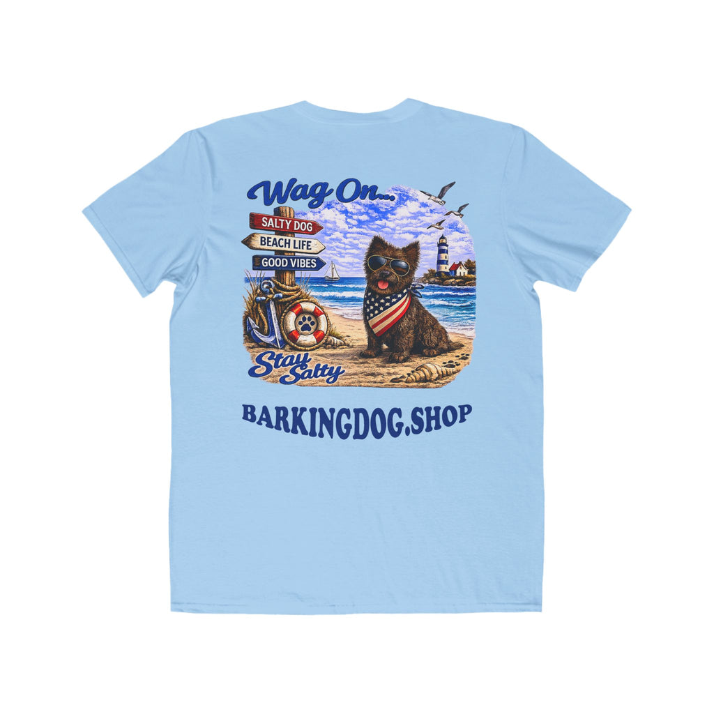 Cairn Terrier Dog Beach T Shirt Wag On™ Stay Salty