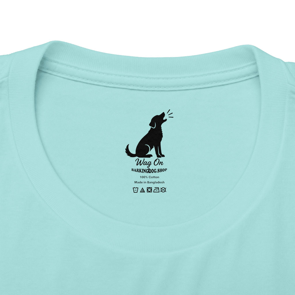 Black Bernedoodle T Shirt Stay Salty Beach Dog Lover Graphic Tee Wag On BarkingDog Shop