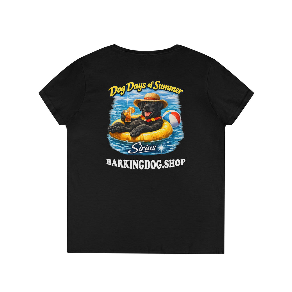 Black Labrador Dog Inner Tube T-Shirt Wag On™ Dog Days of Summer