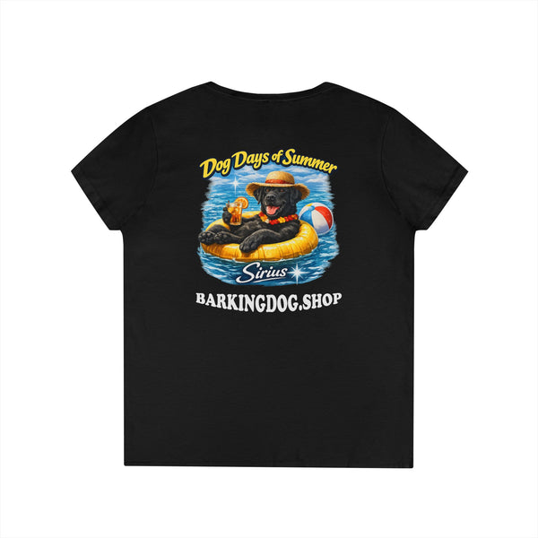 Black Labrador Dog Inner Tube T-Shirt Wag On™ Dog Days of Summer