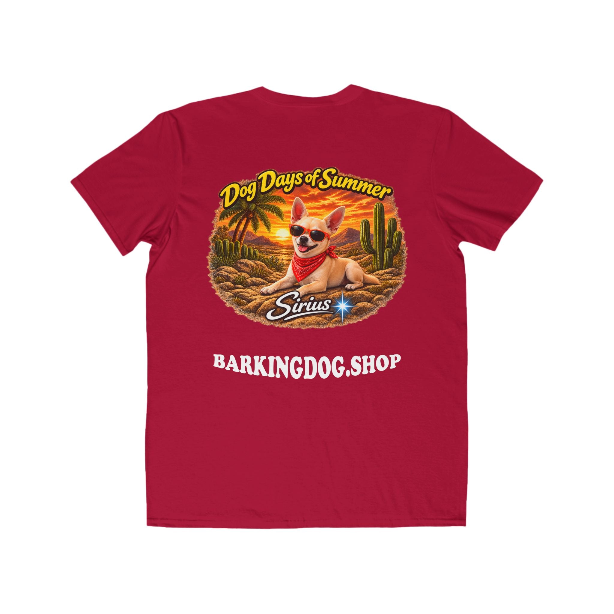 Chihuahua Cactus T Shirt Dog Days Of Summer Beach Dog Lover Graphic Tee Wag On BarkingDog Shop