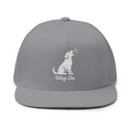 Embroidered Wag On Dog Lovers Flat Bill Cap