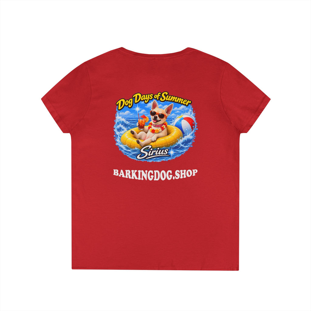 Chihuahua Inner Tube T Shirt Dog Days Of Summer Beach Dog Lover Graphic Tee Wag On BarkingDog Shop