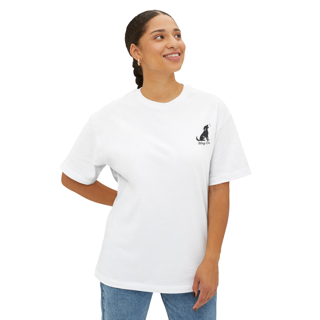 Boxy Tee Wag On Barking Dog Shop Logo